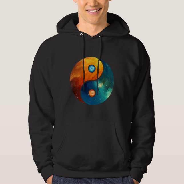 Moletom Yin Yang Space Cosmos Galaxy Universo Exterior (Frente)