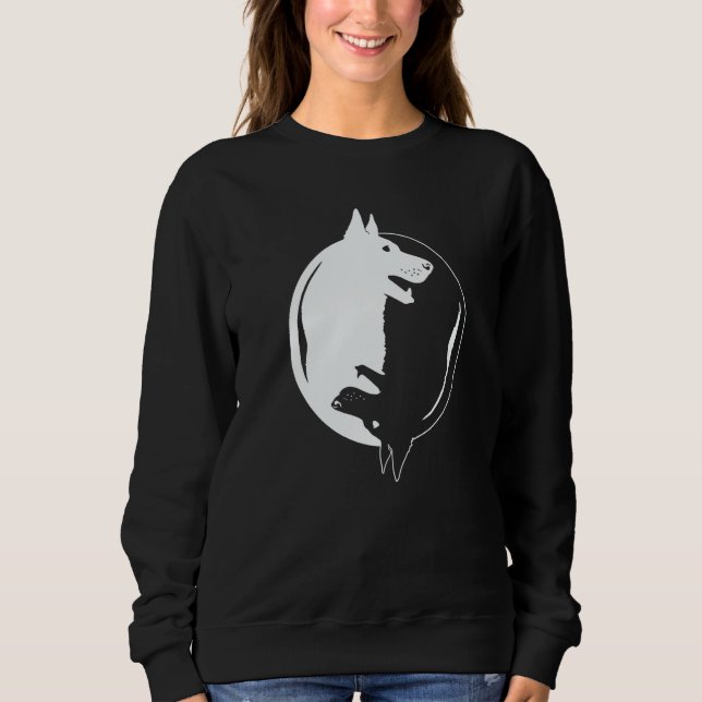 Moletom Yin Yang Yoga Zen Cute dogs for Dog   1 (Frente)