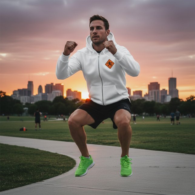 Moletom Yoga Crossing Sinal Warrior Pose Stick (Criador carregado)