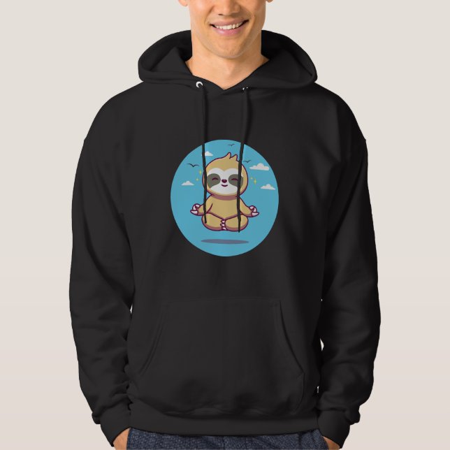 Moletom Yoga Cute Sloth (Frente)