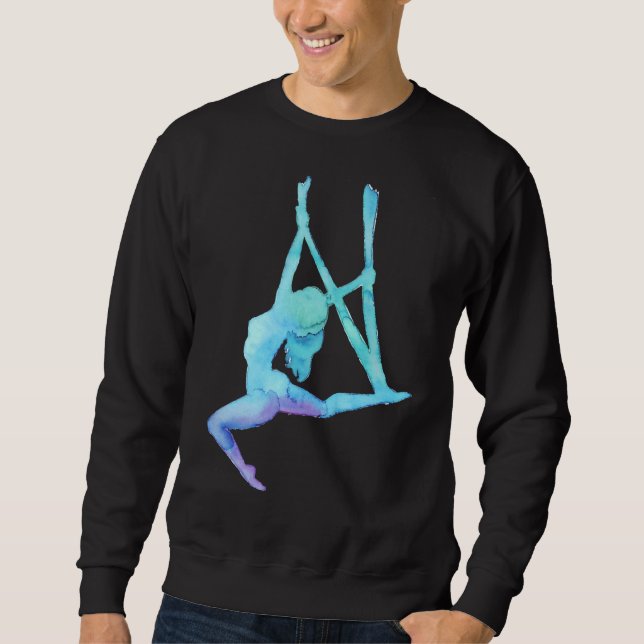 Moletom Yoga de Antigravidade de Rapariga Aérea (Frente)