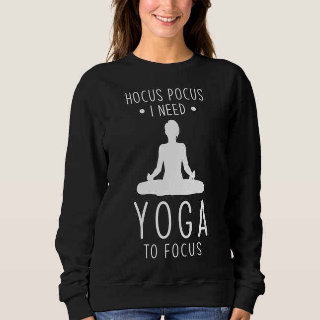 Moletom Yoga Dizendo Engraçado (Frente)