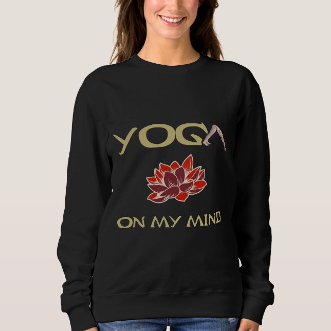 Moletom Yoga em minha mente é essencial (Frente)