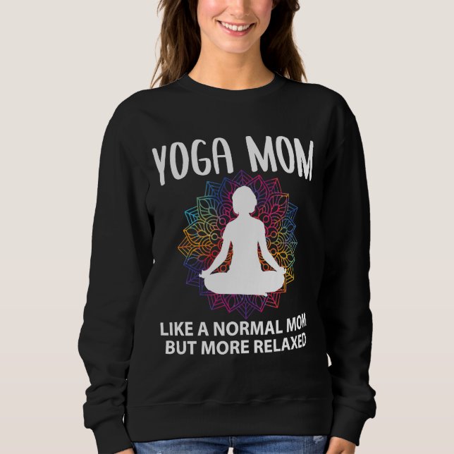 Moletom Yoga Mamãe Say (Frente)