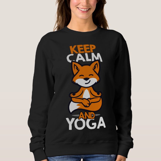 Moletom Yoga Meditation Fox (Frente)