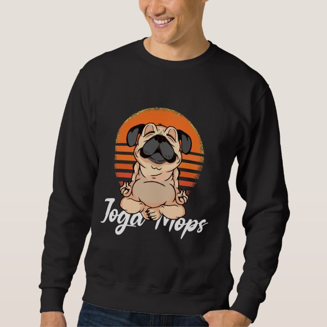 Moletom Yoga Yoga Mops (Frente)