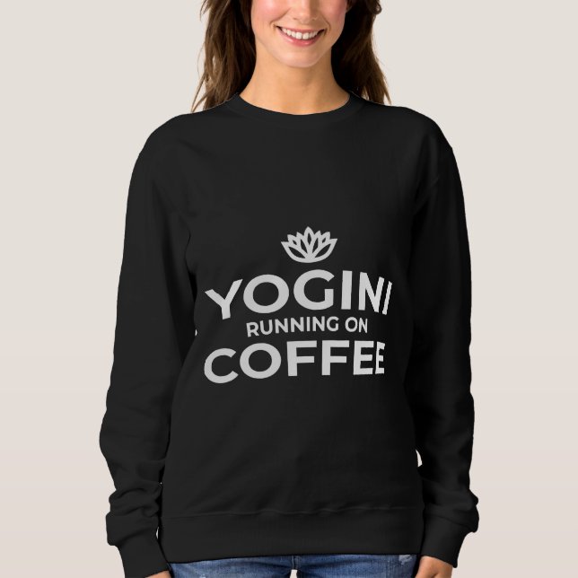 Moletom Yogini Correndo No Café (Frente)