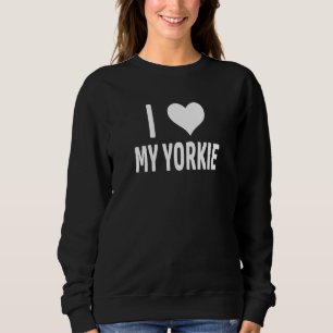 Moletom Yorkie Filhote de Yorkshire Pai Mãe Pet Animal T