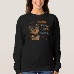 Moletom Yorkie Kisses Fix All Yorkshire Terrier Dog