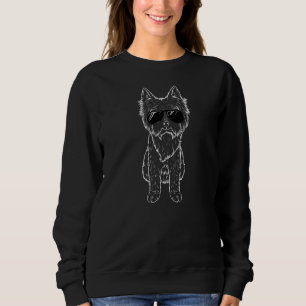 Moletom Yorkie Mãe Yorkshire Terrier Dog Com Óculos De Sol