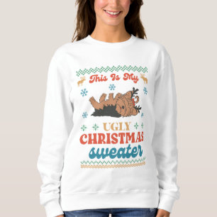 Moletom Yorkie Ugly Christmas Sweater