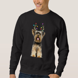 Moletom Yorkie Yorkshire Terrier Rena de Natal Cachorro