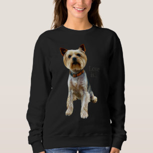 Moletom Yorkshire Terrier Dog Yorkie mãe Pai Love Terrier