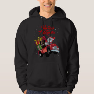Moletom Yorkshire Terrier with Santa Claus in Red Truck Do