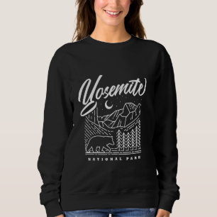 Moletom Yosemite National Park Bear Landscape Art