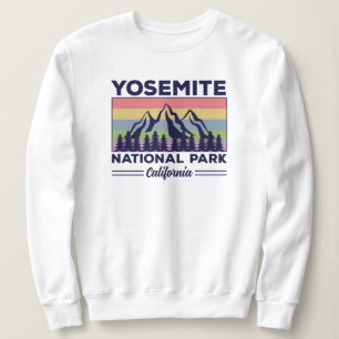 Moletom Yosemite National Park California Retro Hiking