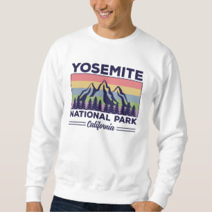 Moletom Yosemite National Park California Retro Hiking