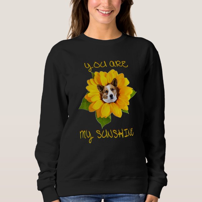 Moletom You Are My Sunshine Cardigan Welsh Corgi (Frente)
