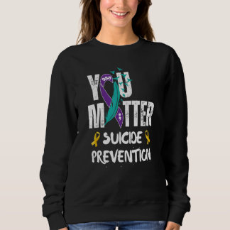 Moletom You Matter 988 Suicide Prevention Awareness Ribbon