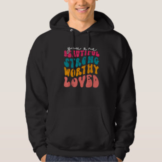 Moletom You Matter Be Kind Groovy Mental Health Awareness 