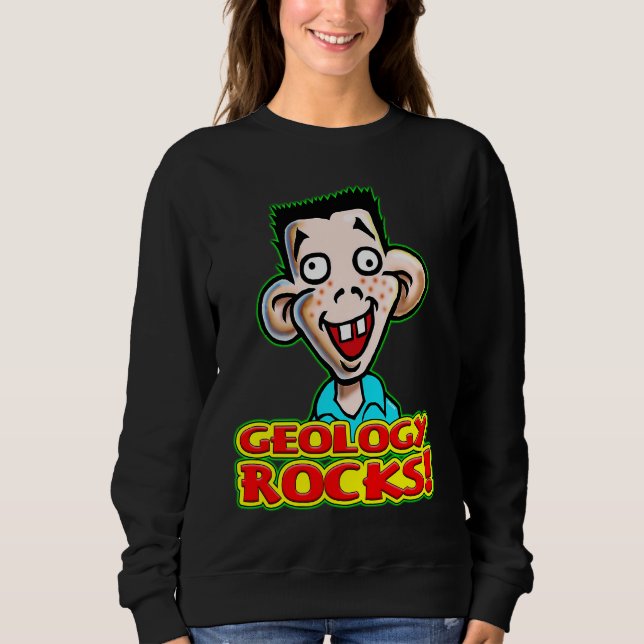Moletom Young Student Dicky Dingus Says Geology Rocks (Frente)