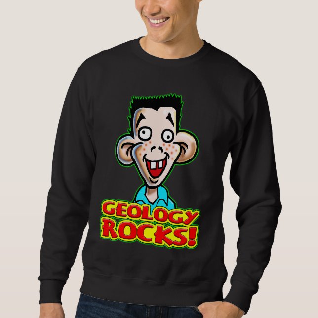 Moletom Young Student Dicky Dingus Says Geology Rocks (Frente)