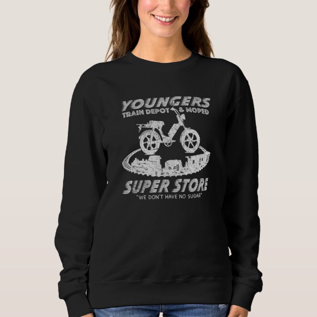 Moletom Youngers Train Depot & Moped Super Store (Frente)