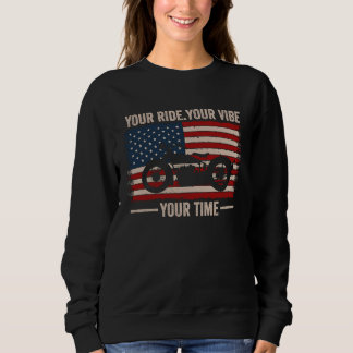 Moletom Your Ride Your Vibe Your Time Cruiser American Fla