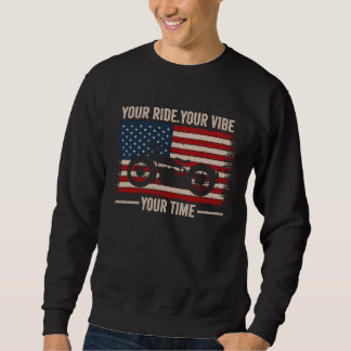 Moletom Your Ride Your Vibe Your Time Cruiser American Fla