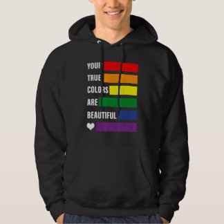 Moletom Your true colors are beautiful pride month lgbtq s