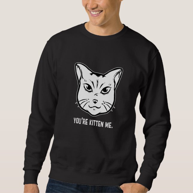 Moletom You're Kitten Me Cat  Cat Owner Cat Trainer Animal (Frente)