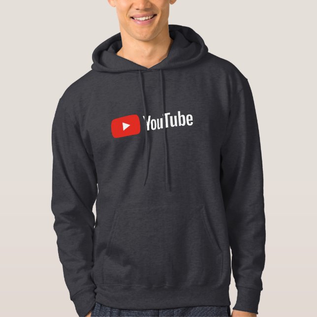 Moletom YouTube-Inspired Logo T-Shirt for Video Fans (Frente)