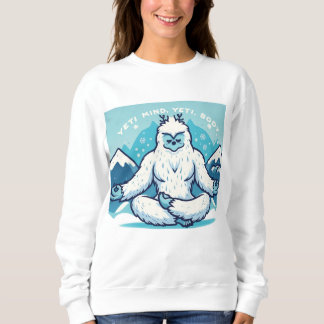 Moletom Yule Yeti Yoga Yeti Mind, Yeti Body