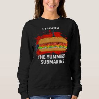 Moletom Yummiest Submarino Hoagie Sub Sandwich Comida Pun