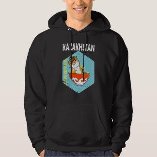 Moletom Yurta República do Cazaquistão Qazaqstan bandeira