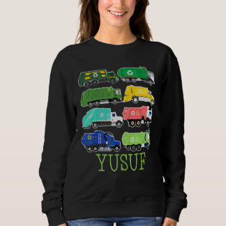 Moletom Yusuf Trash Truck For Kids Collector Ecologist Gar