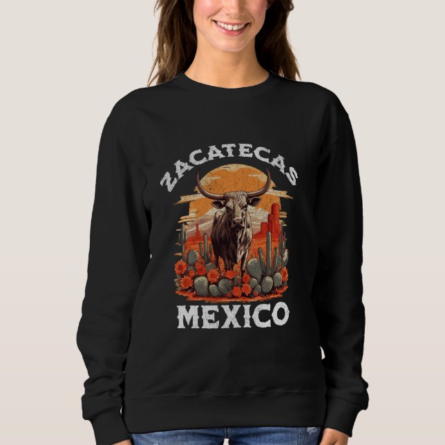 Moletom Zacatecas México Mi Pueblo Querido (Frente)