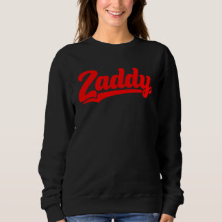 Moletom Zaddy retro player typography fashion pocket