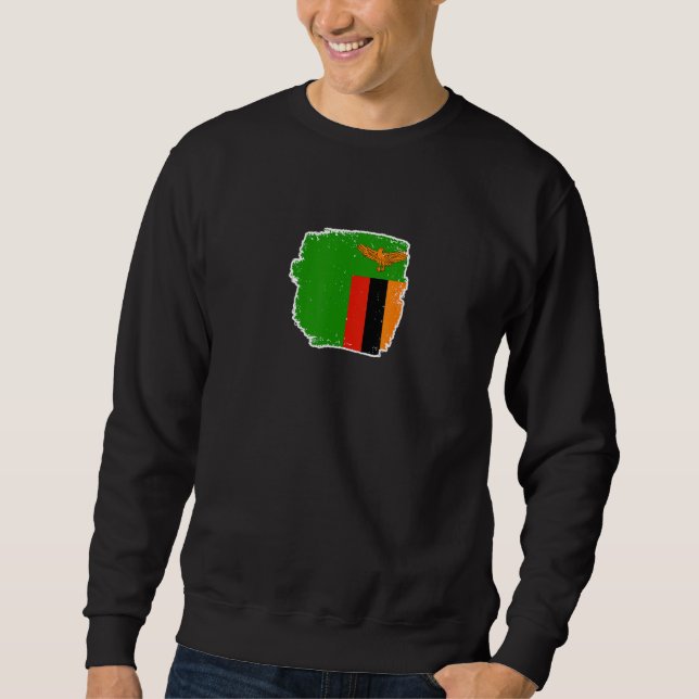 Moletom Zambia Proud Zambian Flag 2 (Frente)