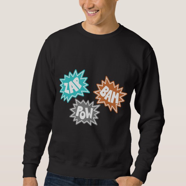 Moletom ZAP o PRISIONEIRO DE GUERRA FX sadio cómico do BAM (Frente)