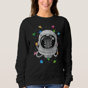 Moletom Zebra Astronauta Animal Profundo No Universo Cósmi