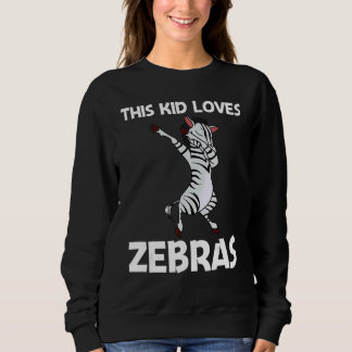 Moletom Zebra For Kids Boys African Zoo Animal