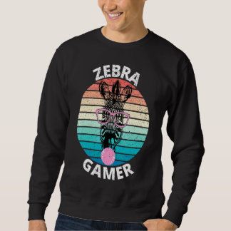 Moletom Zebra Gamer Graphic Para Crianças Jogadoras