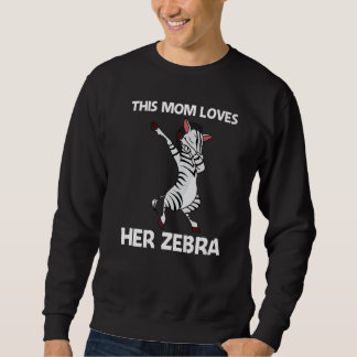 Moletom Zebra Para a Mãe Africana Animal de Zoológico