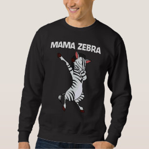 Moletom Zebra Para Mulheres Mãe Africano Zoológico Animal