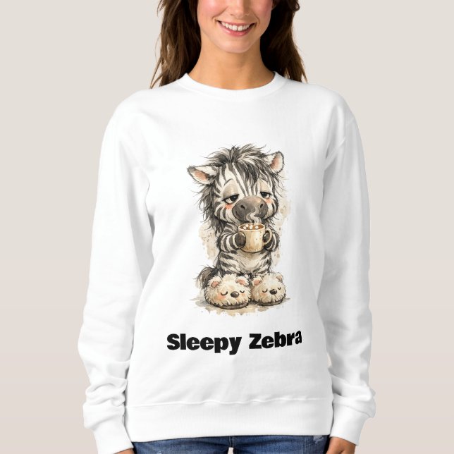 Moletom Zebra Sonolento (Frente)