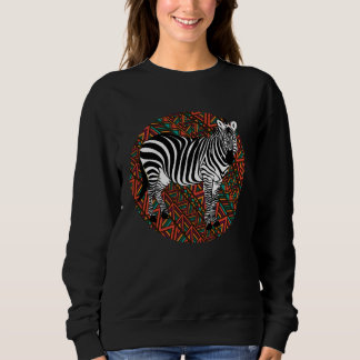 Moletom Zebra zoo listras animal fantasia tropical selvag