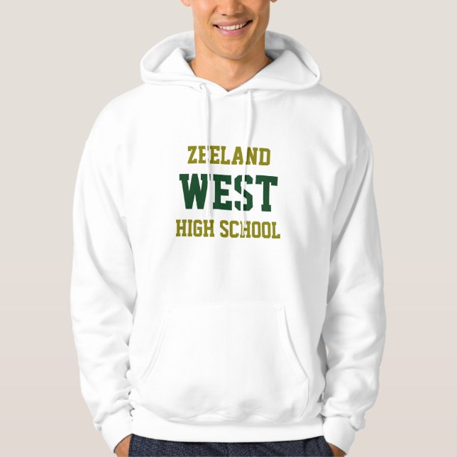 Moletom Zeeland West Segundo grau Hoodie (Frente)