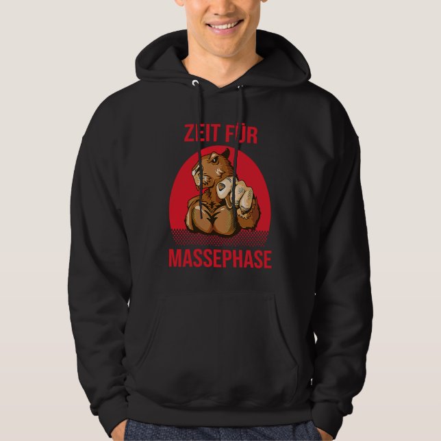 Moletom Zeit Für Massephase Backprint Bodybuilding (Frente)