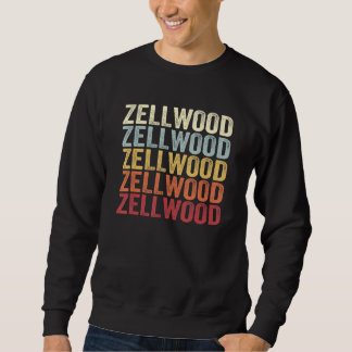 Moletom Zellwood Florida Zellwood FL Retro Vintage Text